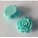Cabochon roos turquoise groen 20 mm
